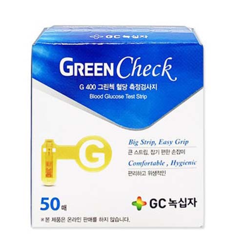GC 녹십자 그린첵 Greencheck 시험지 G400 50매/통 유효기간:26년03월 10대1기기증정