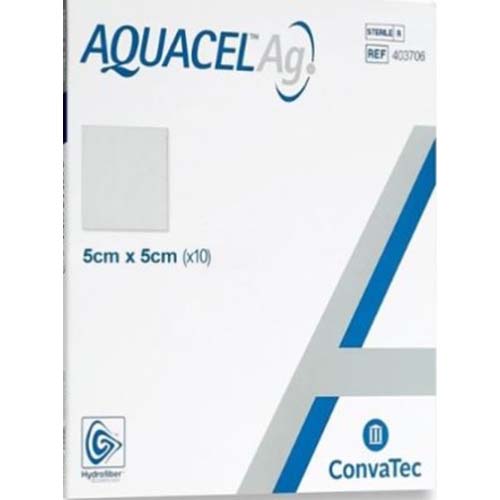 (3) Convatec 아쿠아셀Ag Aquacel Ag #403710 15cmX15cm 5장/팩